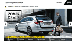 Desktop Screenshot of garagevanlanduyt.be